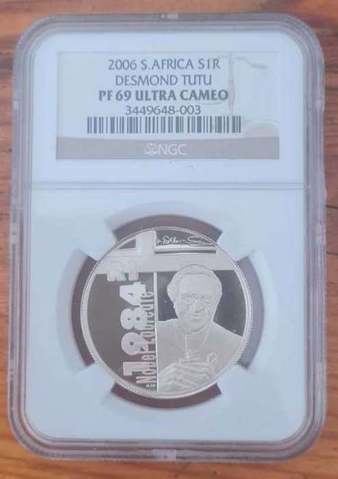 2006 Silver 1 Rand - Desmond Tutu