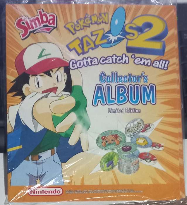 Pokemon Tazos Album 2 Complete