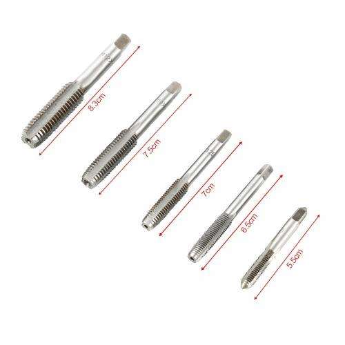 12pcs Taps Die Set Screw Thread Carbon Steel Taraudage Screw Plugs Taps Hand Tools Thread Tap Metric