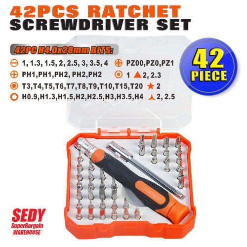 Precision Cross Star Tor Flat Hex Philips Screwdriver Set, Laptop MAC Mobile