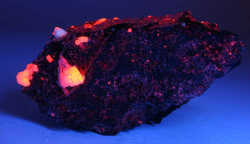 Calcite, Hematite on Matrix, N`Chwaning II, Northern Cape, South Africa