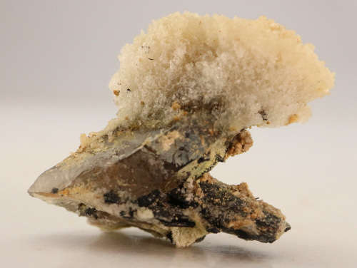 Hyalite on Schorl, Erongo Mnt Region, Namibia