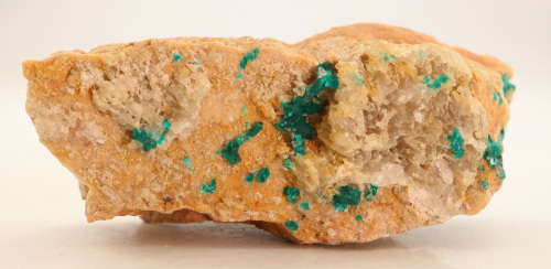 Dioptase on Matrix, Kaokoveld Region, Namibia