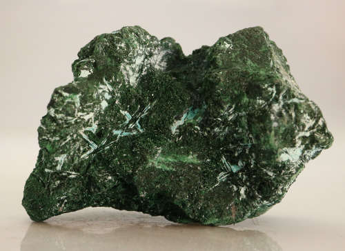 Chrysocolla on Malachite Cluster, Mashamba West Mine, DRC