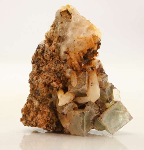Fluorite and Quartz on Matrix, Brandberg Mnt, Namibia
