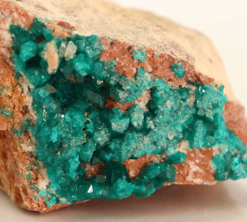 Dioptase on Matrix, Kaokoveld Region, Namibia
