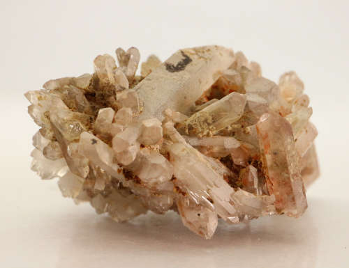 Epidote, Hematite in Quartz Cluster, Artonvilla Mine, Musina, South Africa