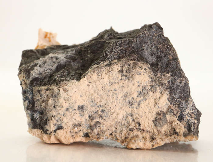 Chalcedony on Baryte on Matrix, N`Chwaning II, Northern Cape, South Africa