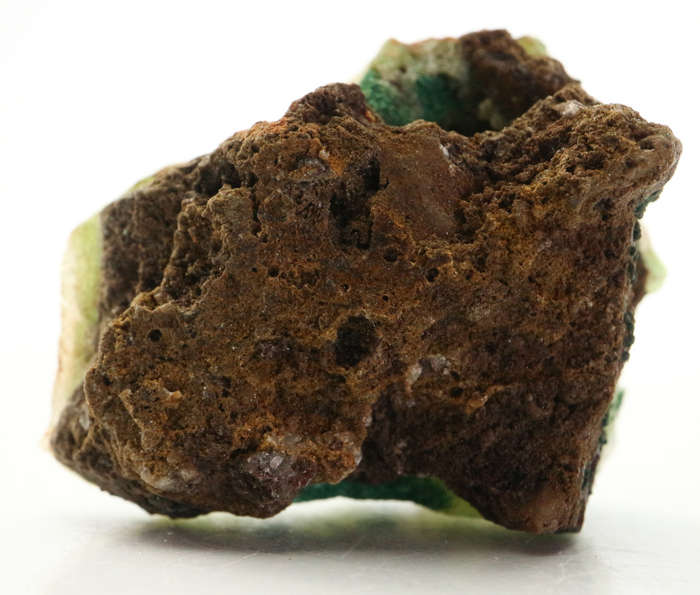 Quartz on Malachite on Matrix, Tenke Fungurume, DR Congo