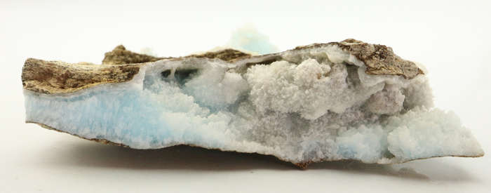 Blue Aragonite on Matrix, Mulungwishi, Katanga, DR Congo