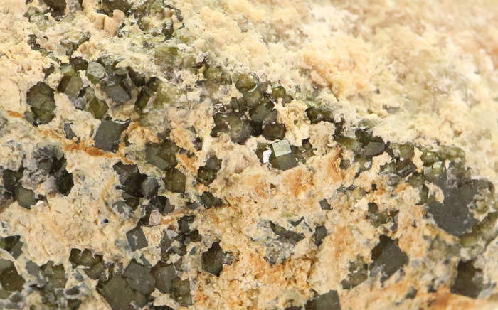 Demantoid Garnet on Matrix, Erongo Mnt Region, Namibia