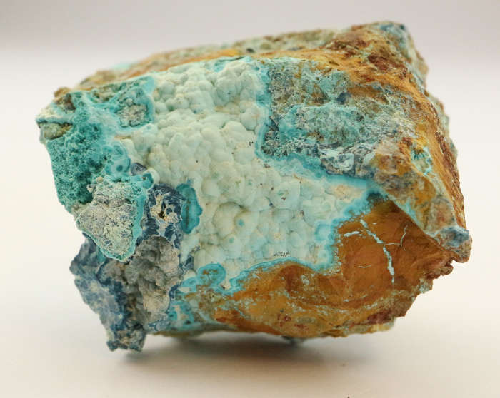 Shattuckite on Matrix, Kaokoveld Region, Namibia