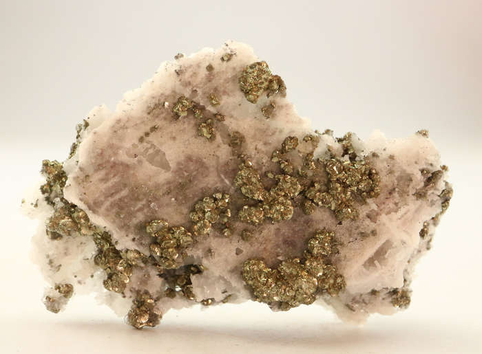 Pyrite on Baryte Cluster, N`Chwaning II, Northern Cape, South Africa