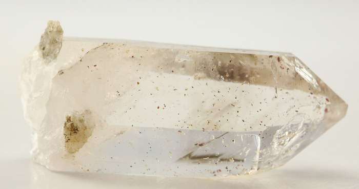 Quartz with Hematite, Gobobosebberge Mnt, Namibia