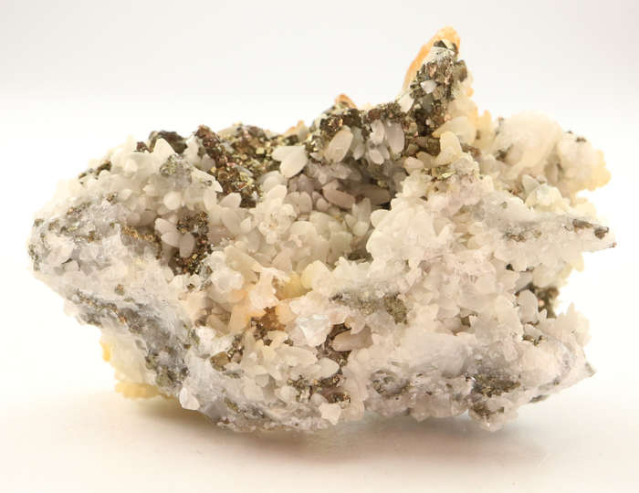 Calcite and Pyrite on Matrix, N`Chwaning II, Northern Cape, South Africa