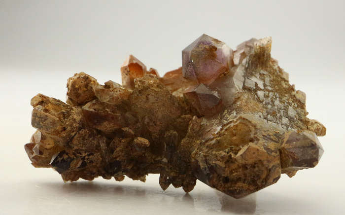 Amethyst Hematite Quartz Cluster, Orange River Area, Northern Cape, South Africa
