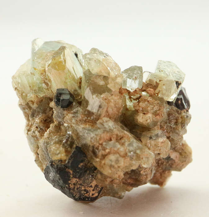 Aquamarine and Schorl Cluster, Erongo Mnt Region, Namibia