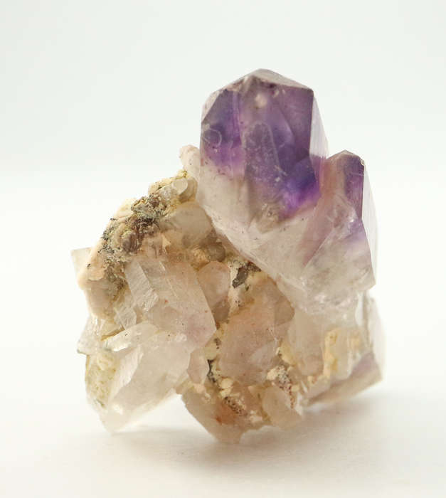 Amethyst in Quartz Cluster, Gobobosebberge Mnt, Namibia