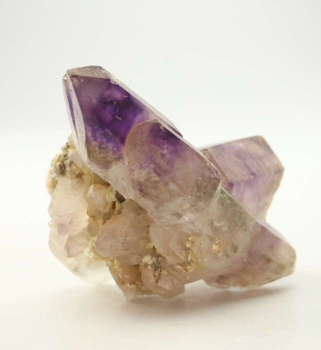Amethyst in Quartz Cluster, Gobobosebberge Mnt, Namibia