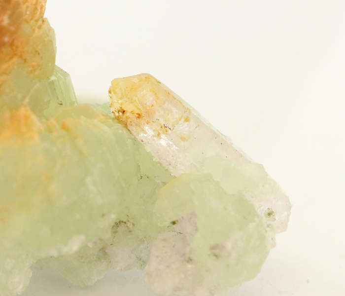 Quartz and Prehnite Cluster, Gobobosebberge Mnt, Namibia