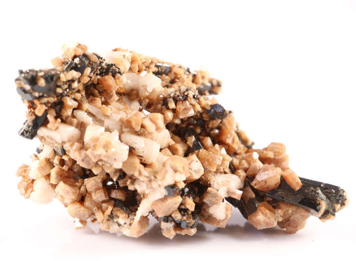 Zircon on Aegirine, Zomba Mountains, Malawi