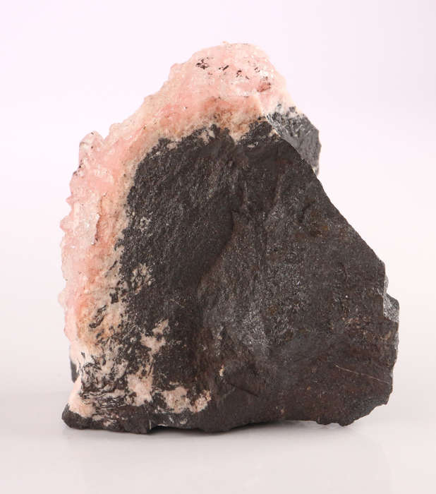 Quartz on Rhodochrosite on Matrix, Wessels Mine, Northern Cape, South Africa