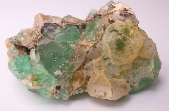 Yellow and Green Fluorite Cluster, RIemvasmaak, Northern Cape, South Africa