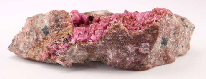 Cobaltoan Calcite on Matrix, Mashamba West Mine, DRC