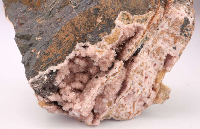 Rhodochrosite on Matrix, N`Chwaning II, Nothern Cape, South Africa