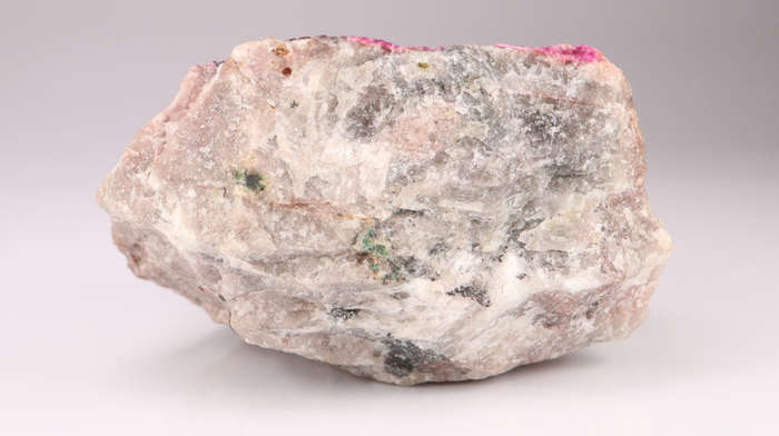 Cobaltoan Calcite on Matrix, Mashamba West Mine, DRC