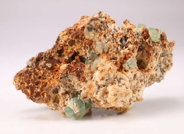 Fluorite on Feldspar, Erongo Mnt, Namibia