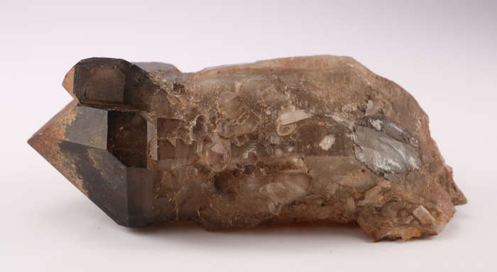 Black Hematite in Quartz Floater, Orange River Area, Northern Cape, South Africa