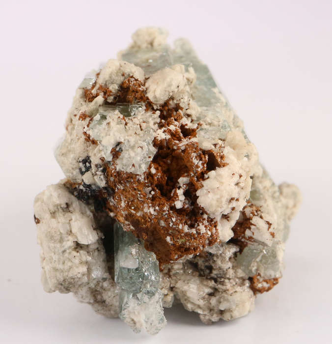 Aquamarine & Feldspar Cluster, Erongo Mnt Region, Namibia