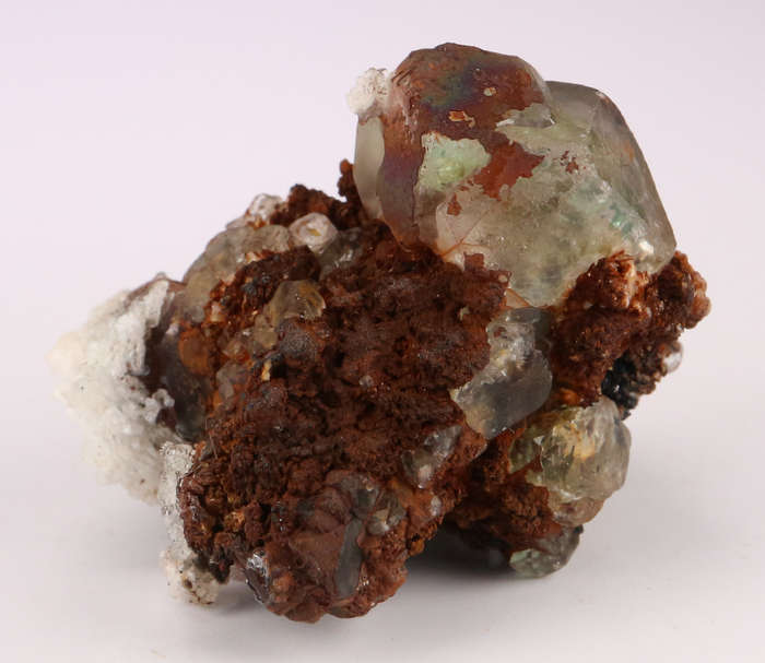 Hyalite on Fluorite Cluster, Erongo Mnt Region, Namibia