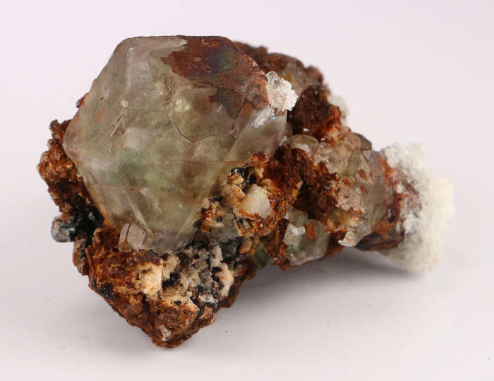 Hyalite on Fluorite Cluster, Erongo Mnt Region, Namibia