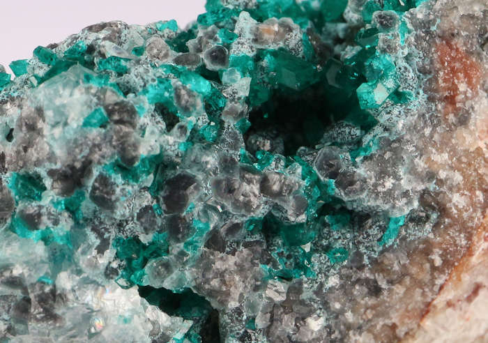 Dioptase on Matrix, Kaokoveld Region, Namibia