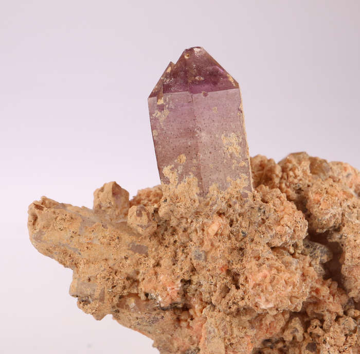 Amethyst in Quartz on Matrix, Gobobosebberge Mnt, Namibia