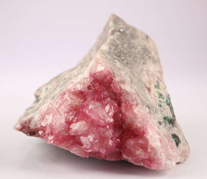 Cobaltoan Calcite on Matrix, Mashamba West Mine, DRC