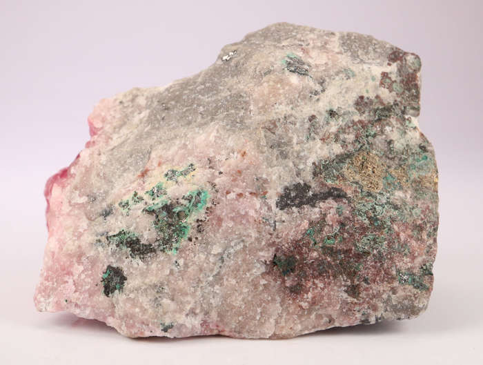 Cobaltoan Calcite on Matrix, Mashamba West Mine, DRC
