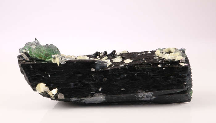 Fluorite on Schorl, Erongo Mnt Region, Namibia