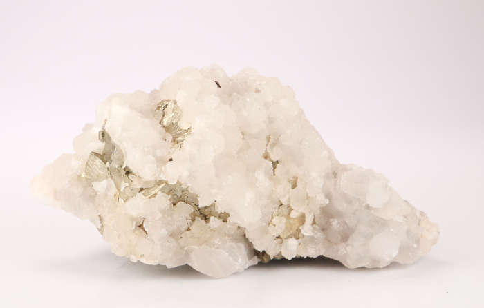 Calcite on Pyrite, N`Chwaning II, Northern Cape, South Africa