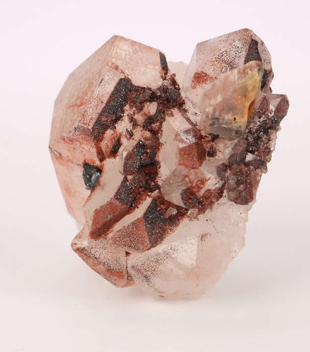 Hematite on Quartz Cluster, Artonvilla Mine, Musina, South Africa