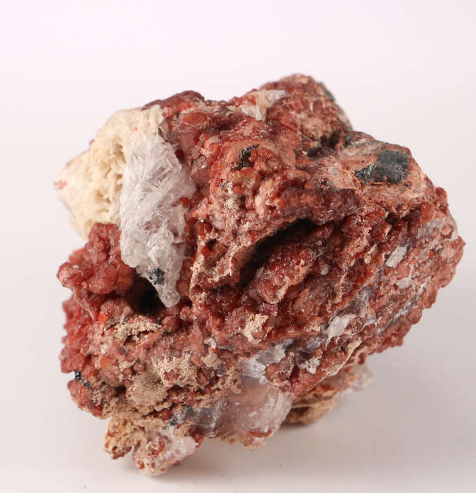 Andradite on Hematite, N`Chwaning II, Northern Cape, South Africa