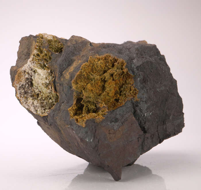 Sturmanite and Manganite on Matrix, N`Chwaning II, Northern Cape, South Africa