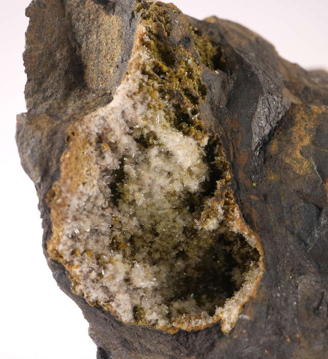 Sturmanite and Manganite on Matrix, N`Chwaning II, Northern Cape, South Africa