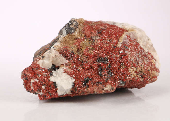 Hausmannite on Andradite Garnet, N`Chwaning II, Northern Cape, South Africa