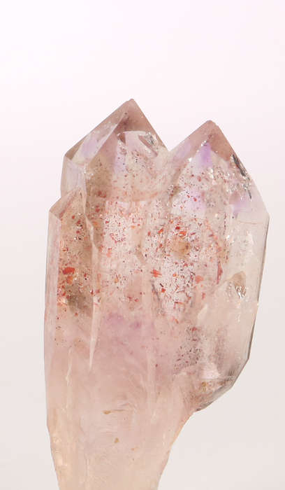Quartz Scepter Cluster with Hematite incl, Gobobosebberge Mnt, Namibia