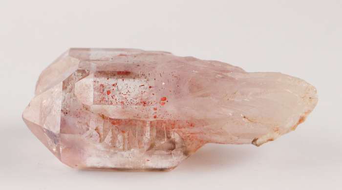 Quartz Scepter Cluster with Hematite incl, Gobobosebberge Mnt, Namibia