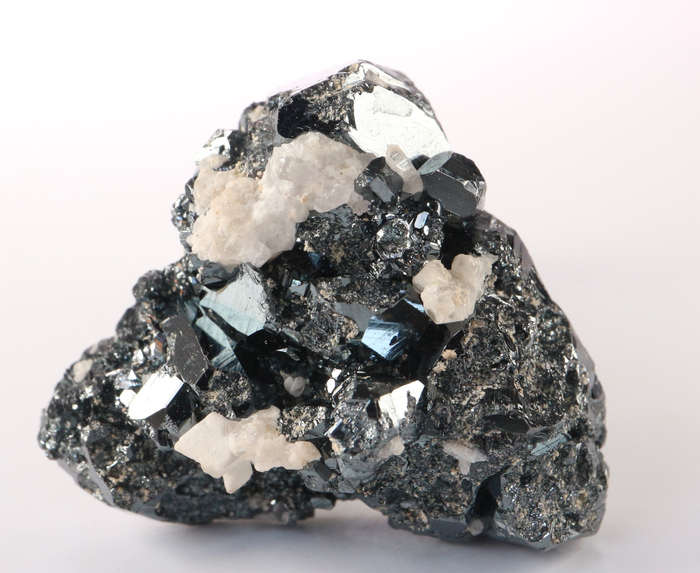 Calcite on Hematite Cluster, N`Chwaning II, Northern Cape, South Africa