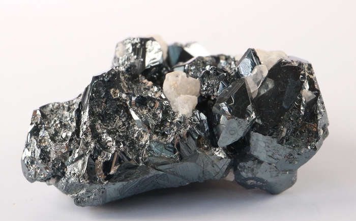 Calcite on Hematite Cluster, N`Chwaning II, Northern Cape, South Africa